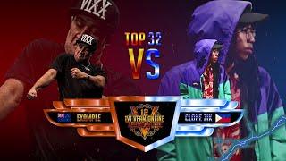 Example VS Clone Zik  | Top 32 | VFAM Online Krump Tournament