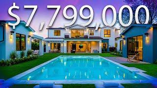 Touring A $7,799,000 MEGA MANSION With A Private BASKETBALL COURT | Los Angeles Mansion Tour