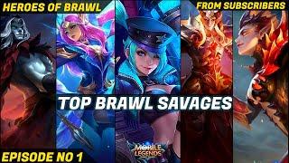 Top Brawl Savages Moments Heroes Of Brawl Series Episode no 1