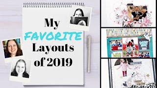 My Top 10 Favorite Scrapbook Layouts of 2019