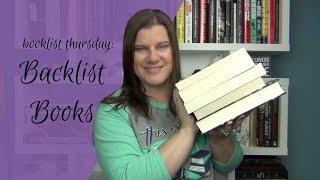 BookList Thursday: Top 5 Backlist Books I Want to Read