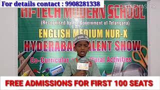 NATH RECITED BY STUDENT OF HI-TECH MODERN SCHOOL SHAHEEN NAGAR HYDERABAD