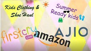 Kids Clothing Haul From Amazon, FirstCry & Ajio!! Dresses, tops, Night Suits, Shorts Under Rs 500