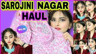 SAROJINI NAGAR HAUL 2020 | Rs.10 Necklace, Earrings / Rs.50 Tops