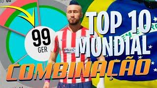 COMBINAÇÃO DO TOP 10 MUNDIAL PRO CLUBS 