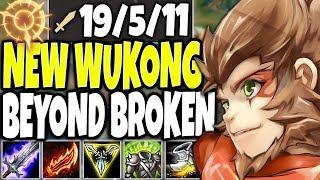 New Wukong Rework made him BEYOND BROKEN | Best Wukong Season 10 Build | LoL TOP Wukong s10 Gameplay