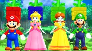 Mario Party 9 - Minigames - Mario vs Peach vs Luigi vs Daisy (Master CPU)