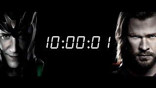 4k Video | 10 Hours Timer | Thor Vs Loki