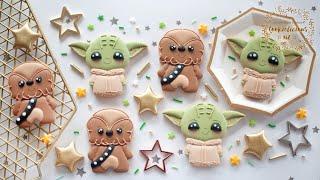 BABY YODA & CHEWIE Cookies ~ MAY THE FOURTH is coming!