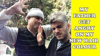 MY FATHER REACTION ON (MY NEW HAIR COLOUR) 2019