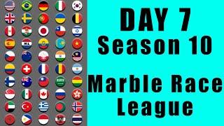 Marble Race League 2020 Season 10 Day 7 Marble Point Race in Algodoo / Marble Race King