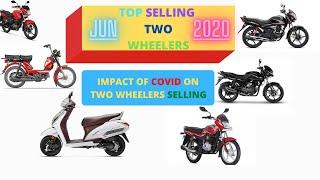 Impact of COVID On TWO WHEELER SELLING IN JUN 2020 (TOP SELLING BIKE)