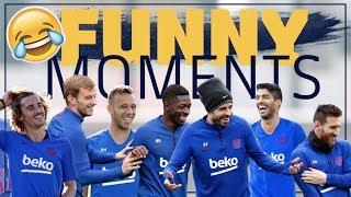 FUNNY MOMENTS OF 2019 | Smile with Barça!