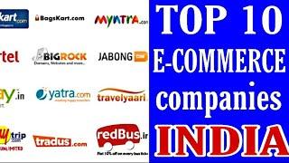 Top 10 e-commerce companies in india E-commerce online shopping ,Top 10 e-commerce